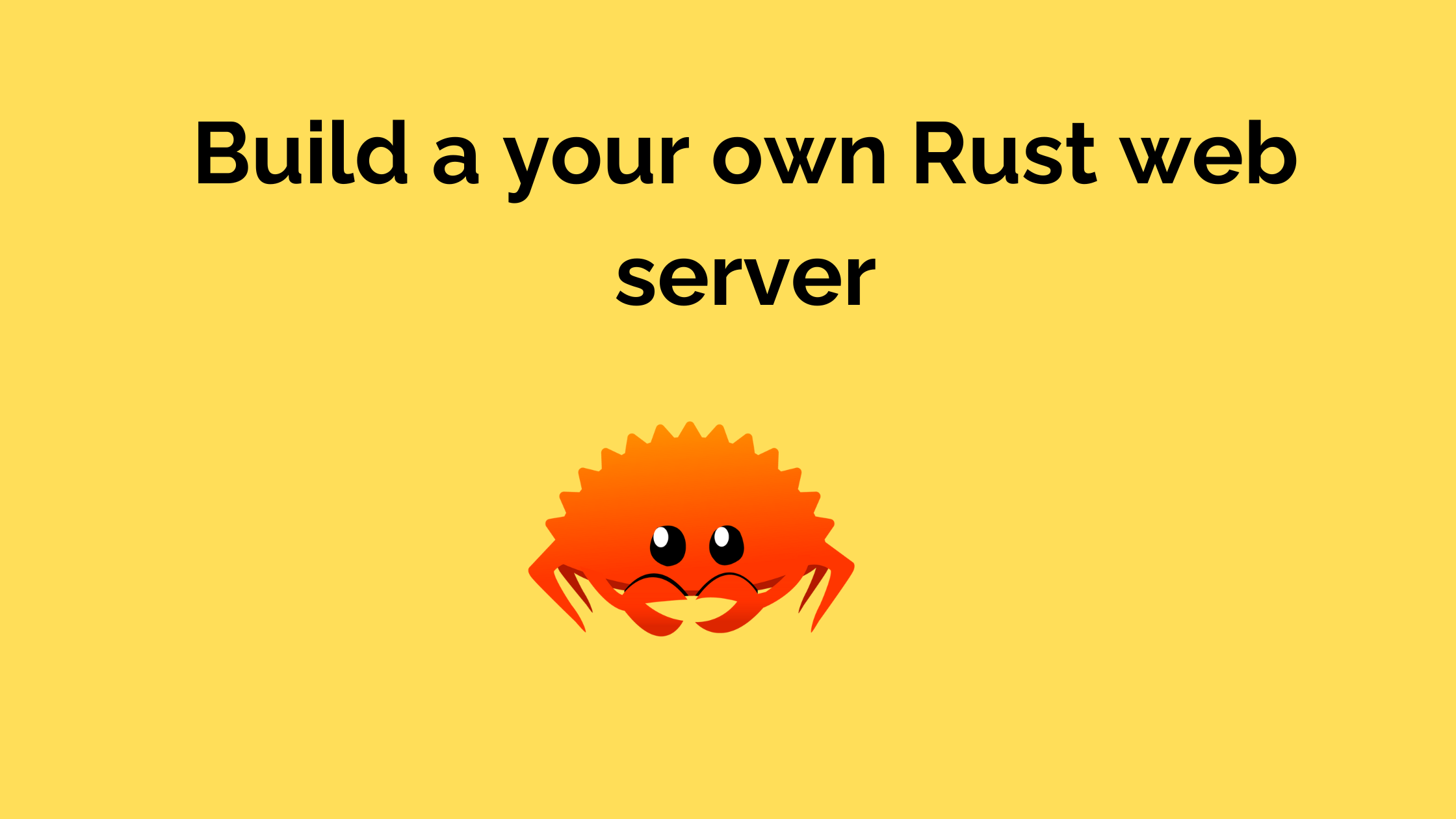 Building A Simple Rust Webserver - Eze Sunday